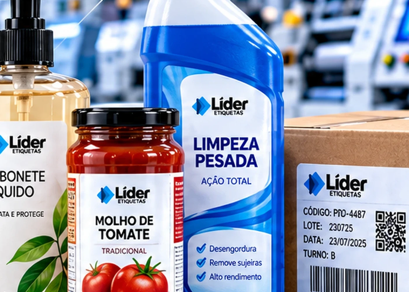 Material de identificação sintética, imagem ilustrativa